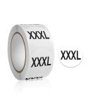 10 PCS Clothing Shoes & Hats Size Model Label Round Sticker(A-457)
