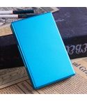 Y-13 Extended Aluminum Alloy Automatic Cover Cigarette Box(Blue)