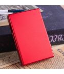 Y-13 Extended Aluminum Alloy Automatic Cover Cigarette Box(Red)