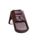 3 PCS Drawer Cabinet Door Child Safety Right Angle Lock(Coffee)