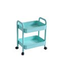 Trolley Storage Rack Multi-layer Movable Snack Rack(Green)
