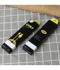 50 PCS Data Cable Packaging Carton Mobile Phone Charging Cable Storage Box(Black)