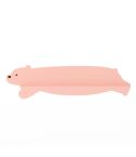 Kitchen Sink Splash Resistant Countertop Silicone Baffle(Pink)