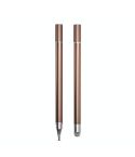 2 PCS Office Painting without Charging Cloth Head Disc Stylus Pen(Rose Gold)