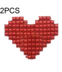 2 PCS Love Shape Background Wall Balloon Confession Wedding Decoration Balloon(Red)