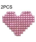2 PCS Love Shape Background Wall Balloon Confession Wedding Decoration Balloon(Pearl Pink)