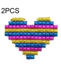 2 PCS Love Shape Background Wall Balloon Confession Wedding Decoration Balloon(Gradient)