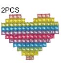 2 PCS Love Shape Background Wall Balloon Confession Wedding Decoration Balloon(Jelly)