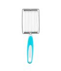 Tomato Luncheon Meat Slicer Non-slip Stainless Steel Fruit Cutter(Blue)