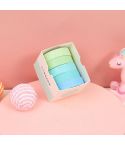 5 Boxes Student Printed Hand Account Tape Set(Macaron Solid Color 4)