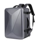 Large-capacity Waterproof Expandable Hard Shell Backpack with USB Charging Hole(162 Deep Gray)