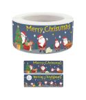 Christmas Stickers Child Toys Holiday Cartoon Tabel, Size: 25x75mm(K-233)