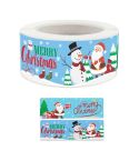 Christmas Stickers Child Toys Holiday Cartoon Tabel, Size: 25x75mm(K-234)