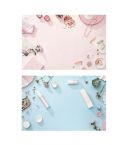 3D Double-Sided Matte Photography Background Paper(Fresh Makeup Bath)