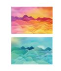 3D Double-Sided Matte Photography Background Paper(Dream Hills 2)