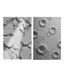 3D Double-Sided Matte Photography Background Paper(Broken Plaster+Lunar Surface)