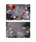 3D Double-Sided Matte Photography Background Paper(Christmas Atmosphere)
