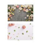 3D Double-Sided Matte Photography Background Paper(Flowers Rhyme)
