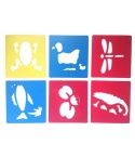 Children DIY Drawing Stencil Colorful Hollow Copy Board(H-06)