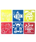 Children DIY Drawing Stencil Colorful Hollow Copy Board(H-10)