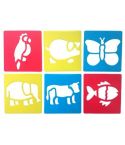 Children DIY Drawing Stencil Colorful Hollow Copy Board(H-12)