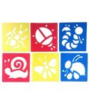 Children DIY Drawing Stencil Colorful Hollow Copy Board(H-16)