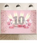1.5x1m Cartoon Digital Birthday Balloon Party Scene Photographic Backdrop(Mdt11367)