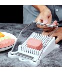 JA-958 Lunch Meat Ham Slicer Household Fruit Cutter Banana Sliced Kitchen Egg Cutter(White)