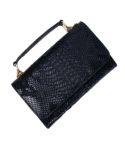 Multi-functional Chain Lady Cross-body Wrist Bag(Snake Pattern Black)