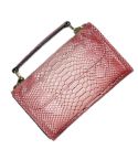 Multi-functional Chain Lady Cross-body Wrist Bag(Snake Pattern Pink)
