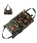 WESSLECO Oxford Cloth Electrical Hardware Hanging Tool Storage Bag(Jungle Camouflage)