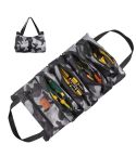 WESSLECO Oxford Cloth Electrical Hardware Hanging Tool Storage Bag(Camouflage Gray)
