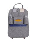 Car Multifunctional Seat Back Storage Hanging Bag, Size: 40x56cm(Light Grey)
