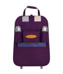 Car Multifunctional Seat Back Storage Hanging Bag, Size: 40x56cm(Purple)