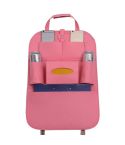 Car Multifunctional Seat Back Storage Hanging Bag, Size: 40x56cm(Pink)