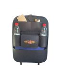 Car Multifunctional Seat Back Storage Hanging Bag, Size: 40x56cm(Colorful Gray)