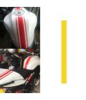 50cm DIY Fuel Tank Cover Reflective Sticker for Car and Motorcycle(Golden)