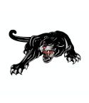 Colorful Black Panther Car Hood Door Reflective Sticker(Head Towards The Left)