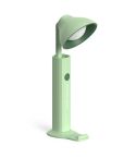Folding Flashlight Desk Lamp USB Charging Student Dorm Night Light(303-2 Green)
