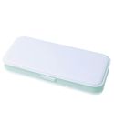 WJ-WJH-2 Plastic Compartment Large-capacity Shatter-resistant Flip-top Stationery Box(White)