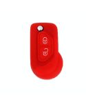 For Citroen C5/Elysee 2pcs Silicone Key Protector(Red)