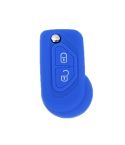 For Citroen C5/Elysee 2pcs Silicone Key Protector(Sea Blue)