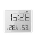 8218 Thin and Light Magnetic Wall-mounted LCD Temperature Electronic Digital Clock(White)
