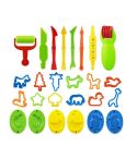 26pcs/set Children Pretend Play Toys DIY Color Mud Mold Set(Style 2)