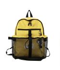 Spring Rope Basketball Bag Multifunctional Training Backpack Hand Lifting Capacity Sports Bag(Yellow)