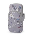 B095 Large Sports Mobile Phone Cartoon Arm Bag Wrist Fitness Bag(Gray Elephant)