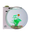 USB Jellyfish Fish Tank Multifunctional Electronic Mini Jellyfish Box(White)
