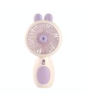 AP238 Outdoor Mini Portable Handheld USB Fan Night Light(Pink)