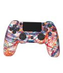 For PS4 Wireless Bluetooth Game Controller With Light Strip Dual Vibration Game Handle(Line)