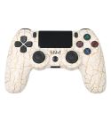 For PS4 Wireless Bluetooth Game Controller With Light Strip Dual Vibration Game Handle(Burst)